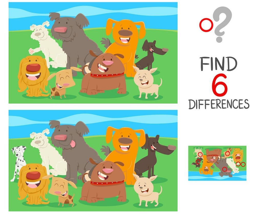 İki Resim Arasındaki 6 Farkı Bul