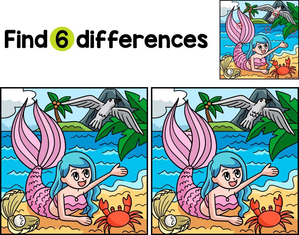 İki Resim Arasındaki 6 Farkı Bul