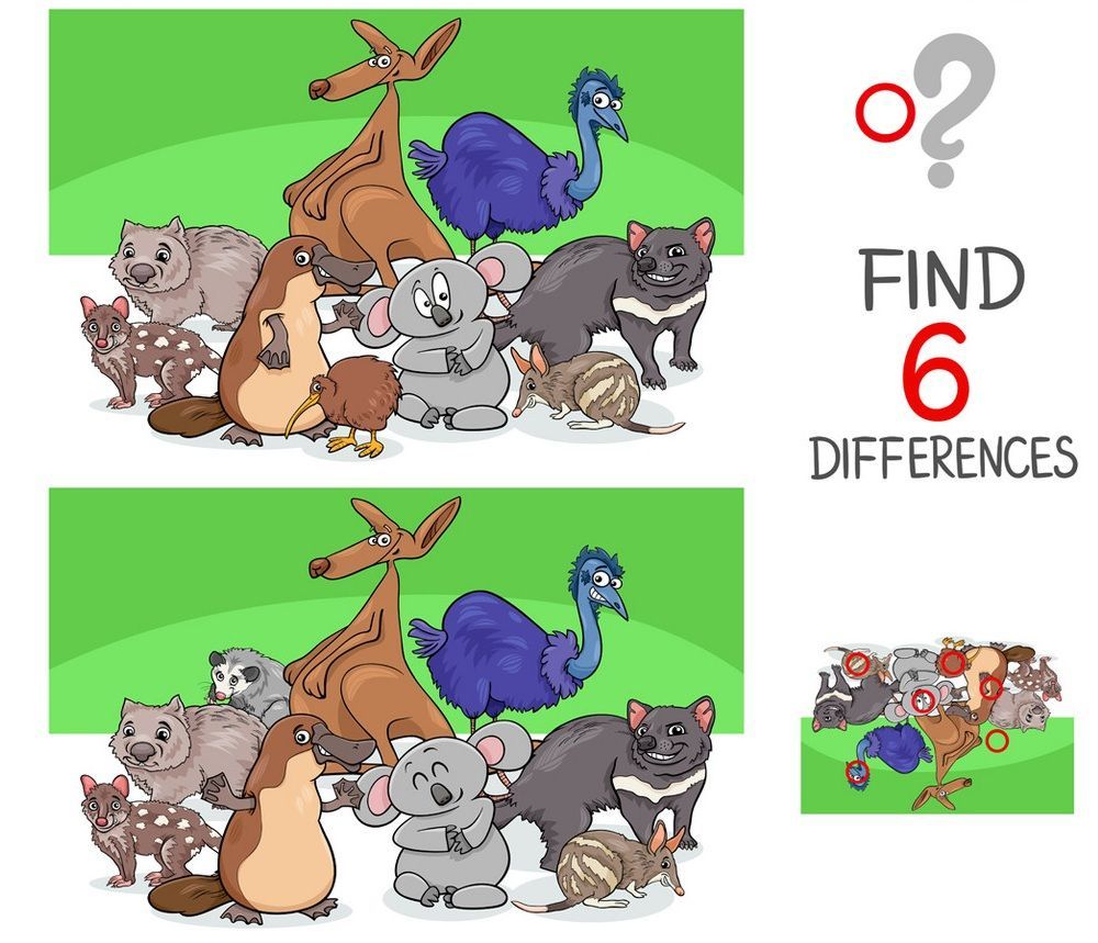 İki Resim Arasındaki 6 Farkı Bul