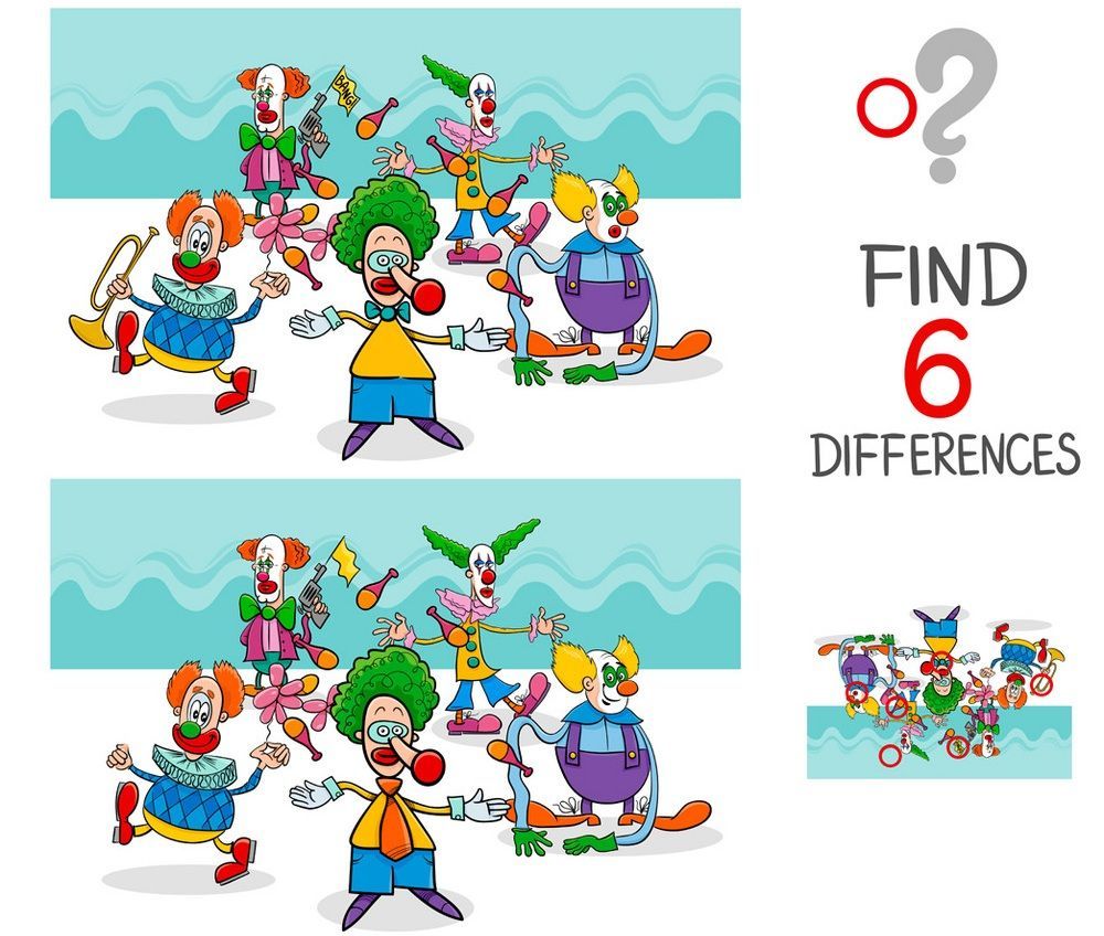 İki Resim Arasındaki 6 Farkı Bul