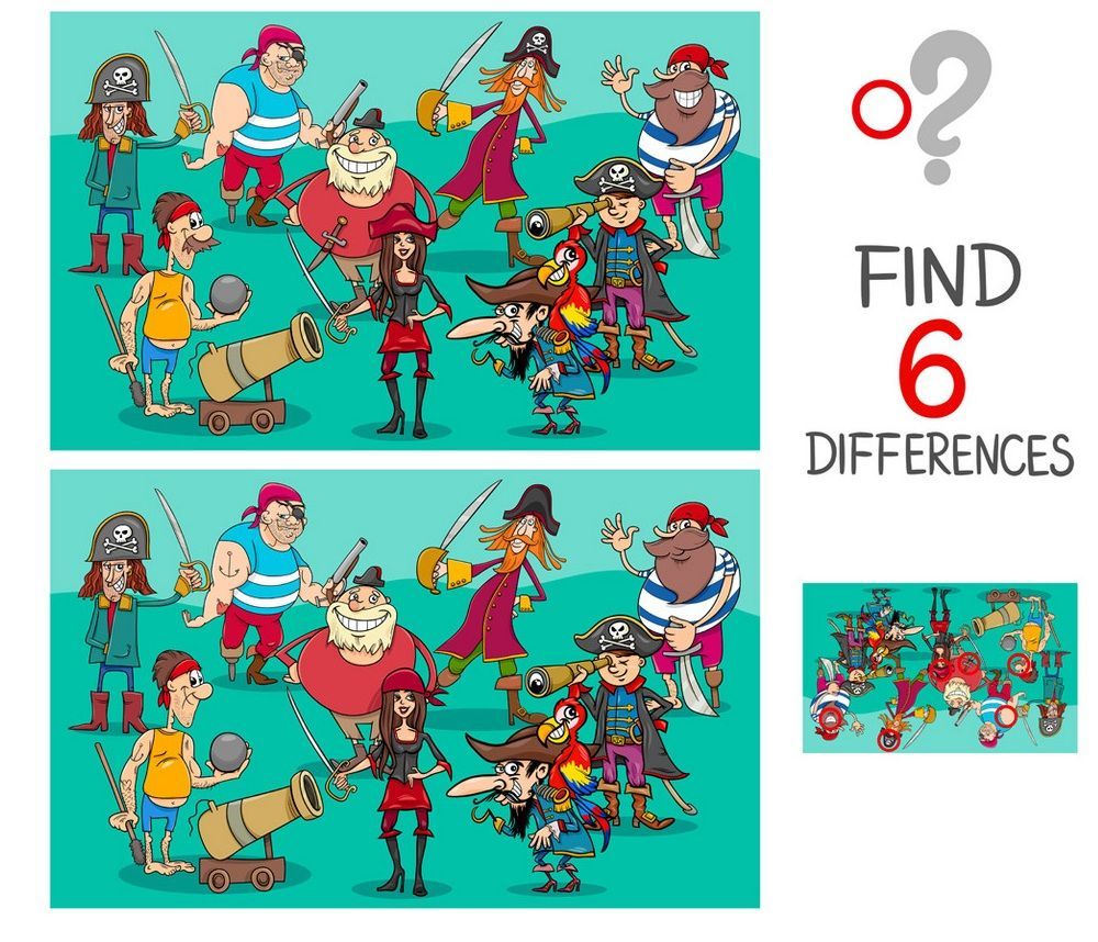 İki Resim Arasındaki 6 Farkı Bul