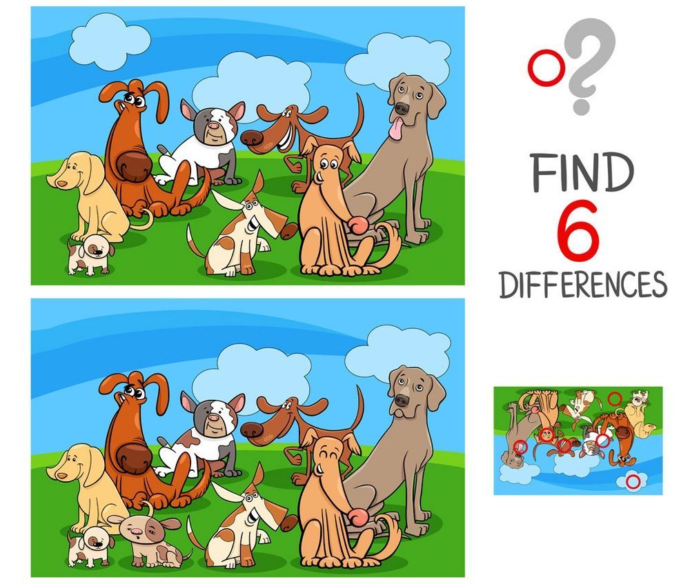 İki Resim Arasındaki 6 Farkı Bul