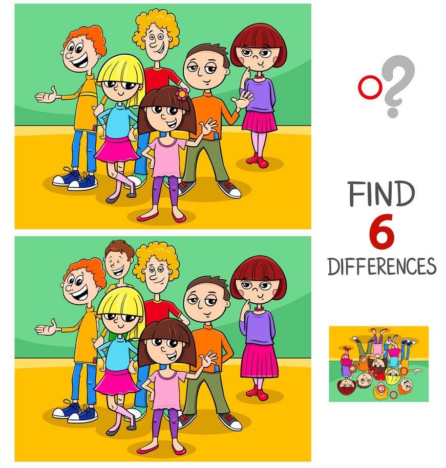 İki Resim Arasındaki 6 Farkı Bul