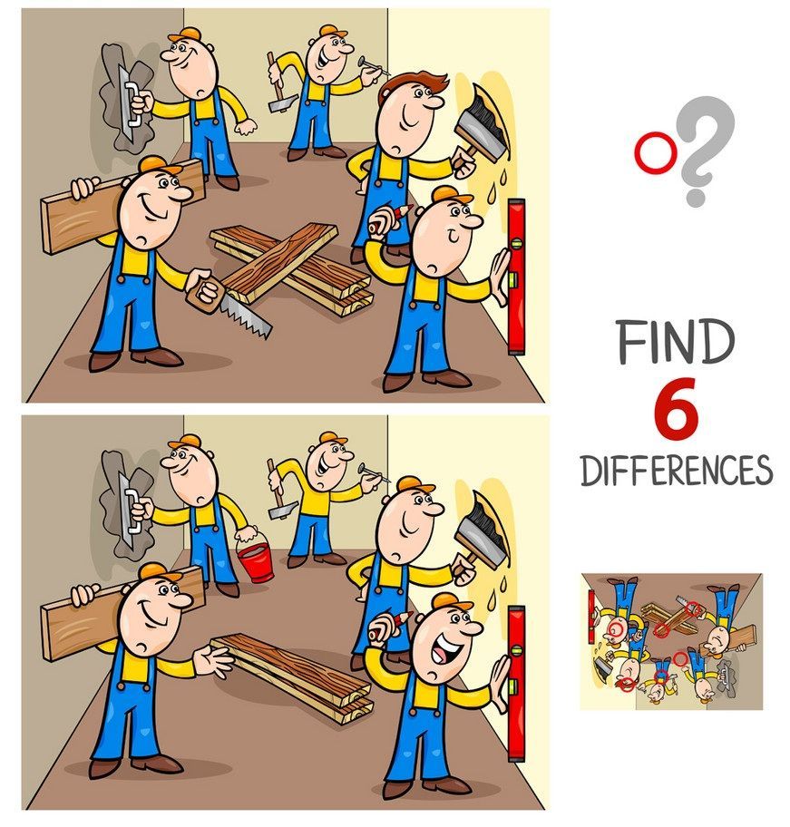 İki Resim Arasındaki 6 Farkı Bul