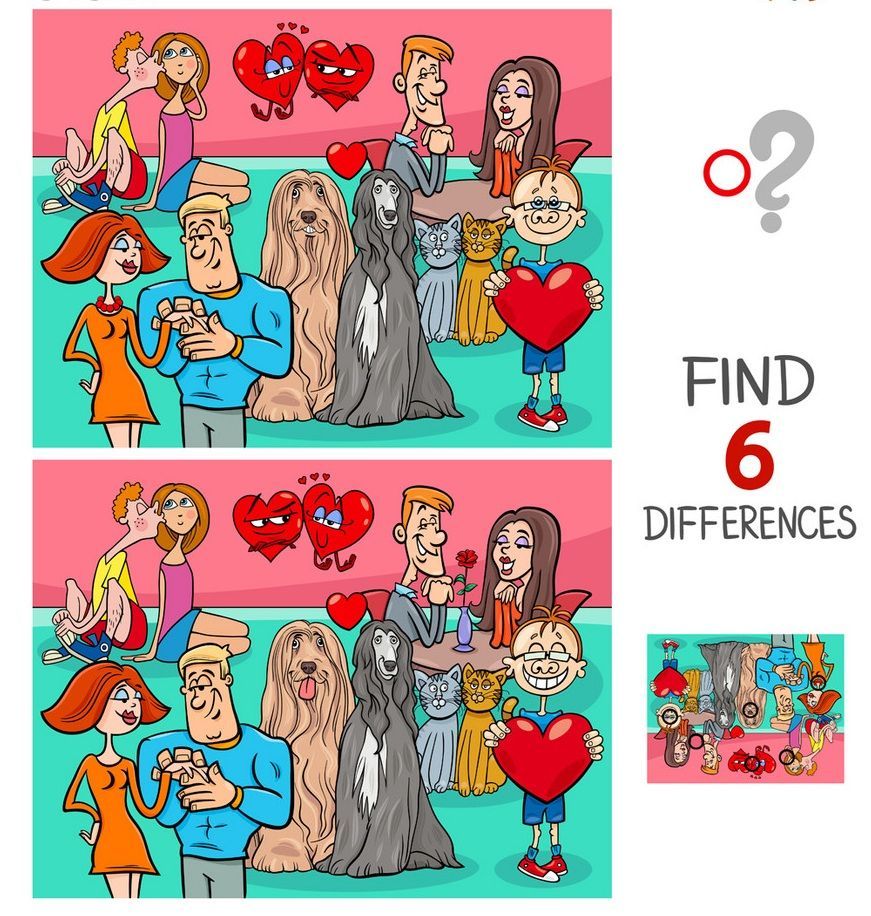 İki Resim Arasındaki 6 Farkı Bul