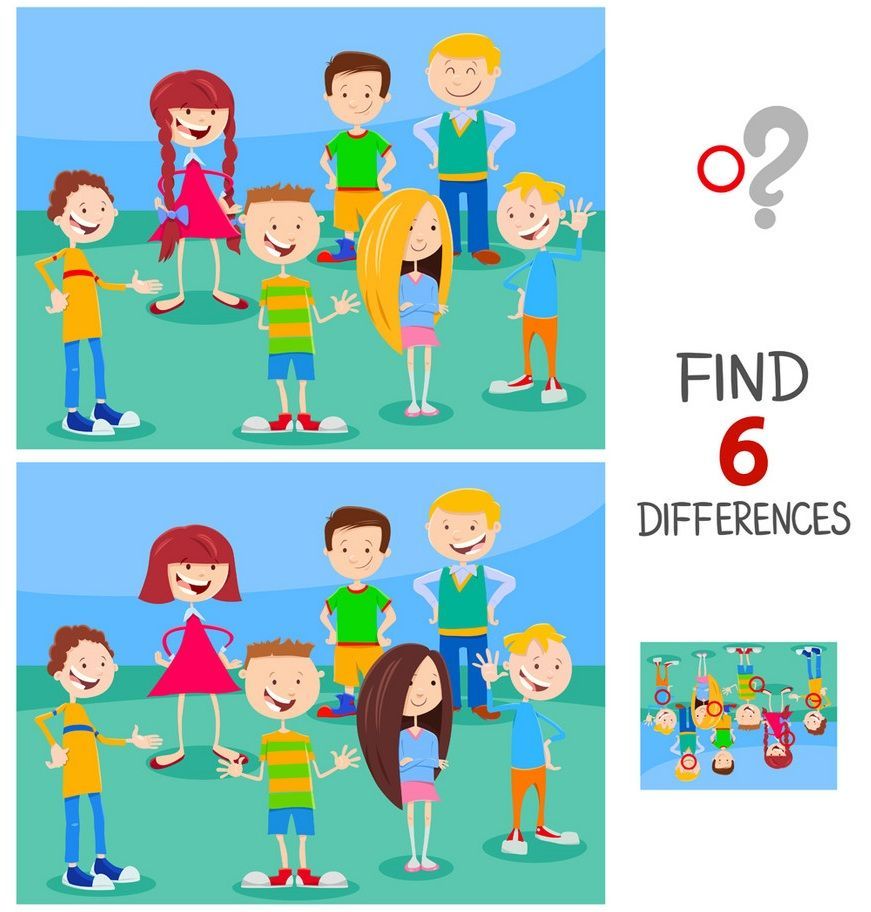 İki Resim Arasındaki 6 Farkı Bul