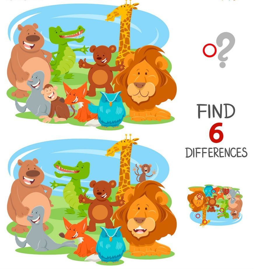 İki Resim Arasındaki 6 Farkı Bul