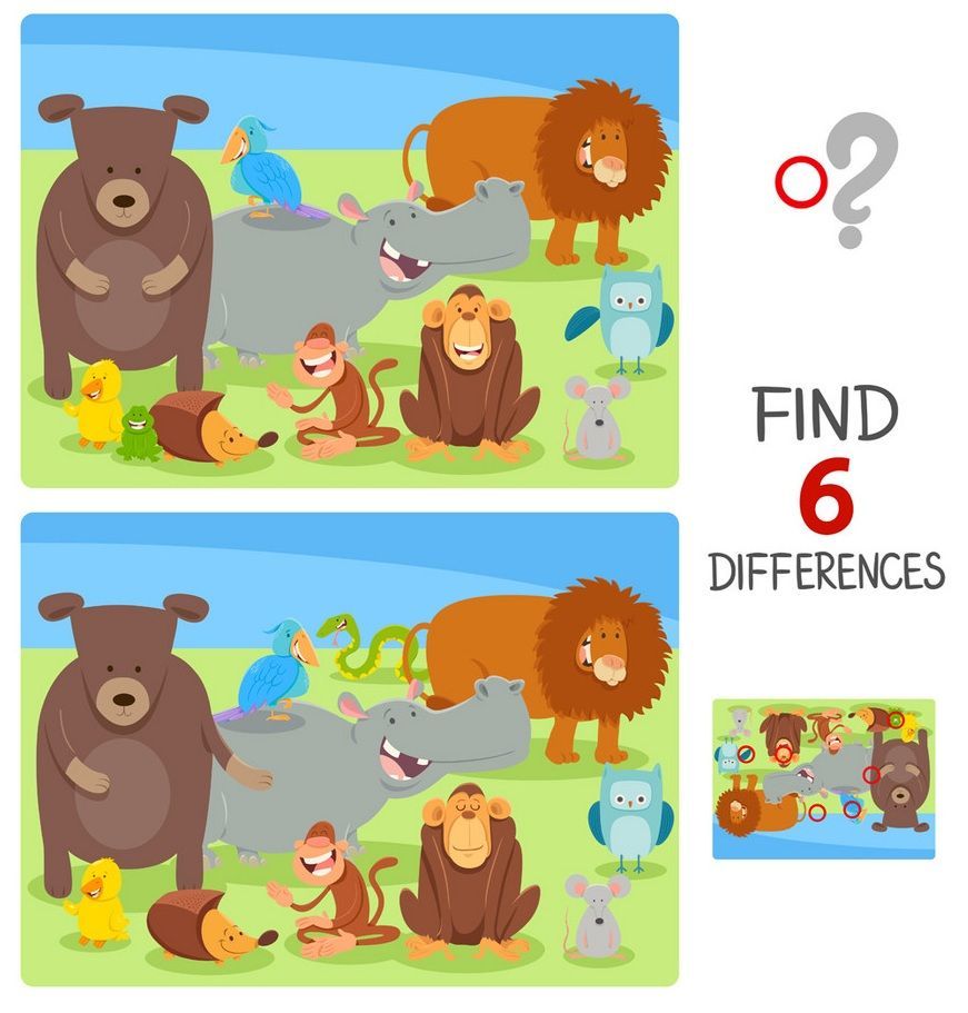 İki Resim Arasındaki 6 Farkı Bul