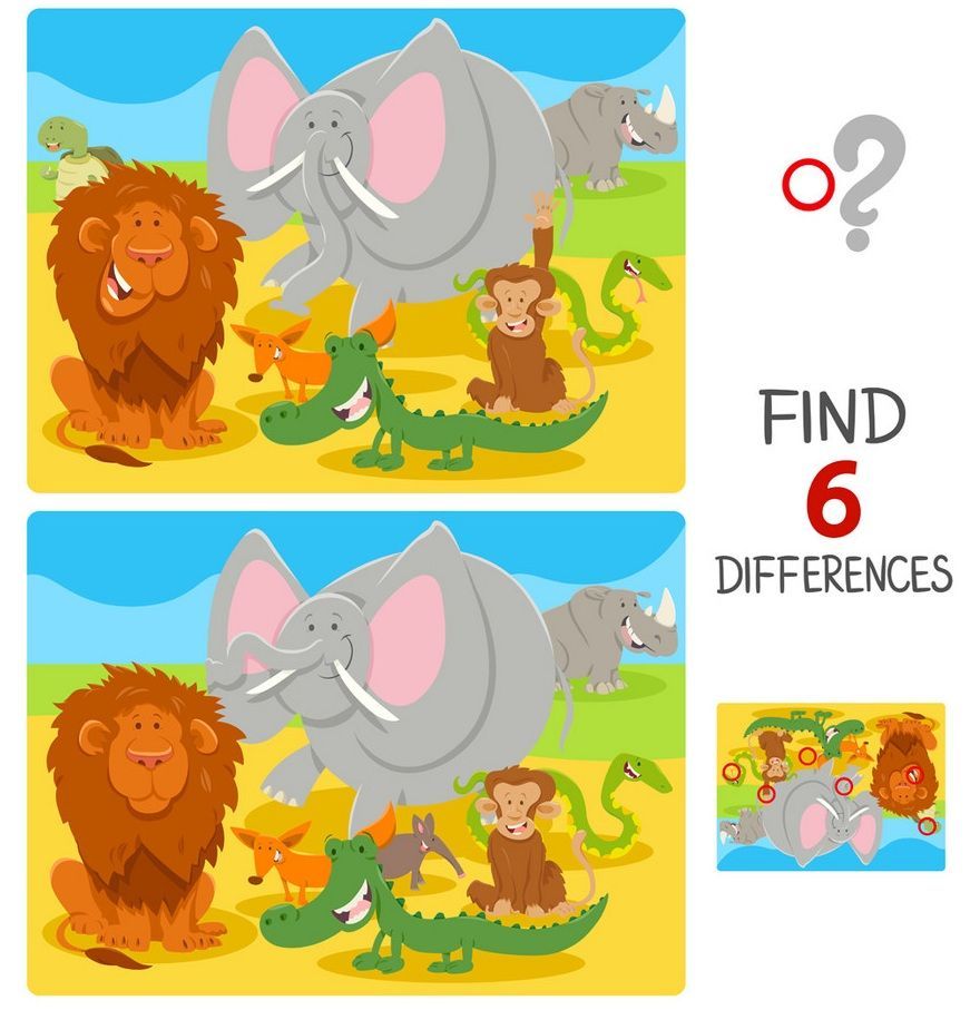 İki Resim Arasındaki 6 Farkı Bul