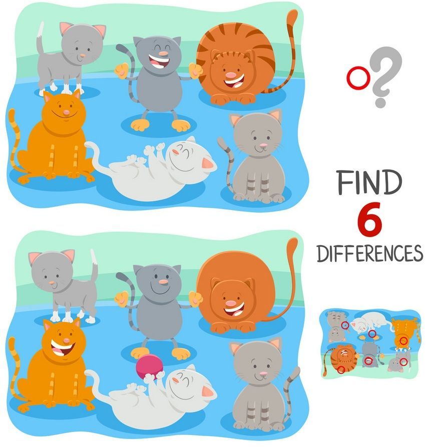 İki Resim Arasındaki 6 Farkı Bul