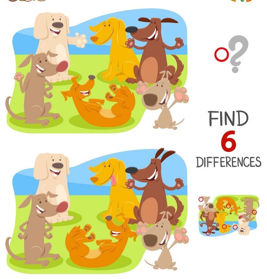 İki Resim Arasındaki 6 Farkı Bul