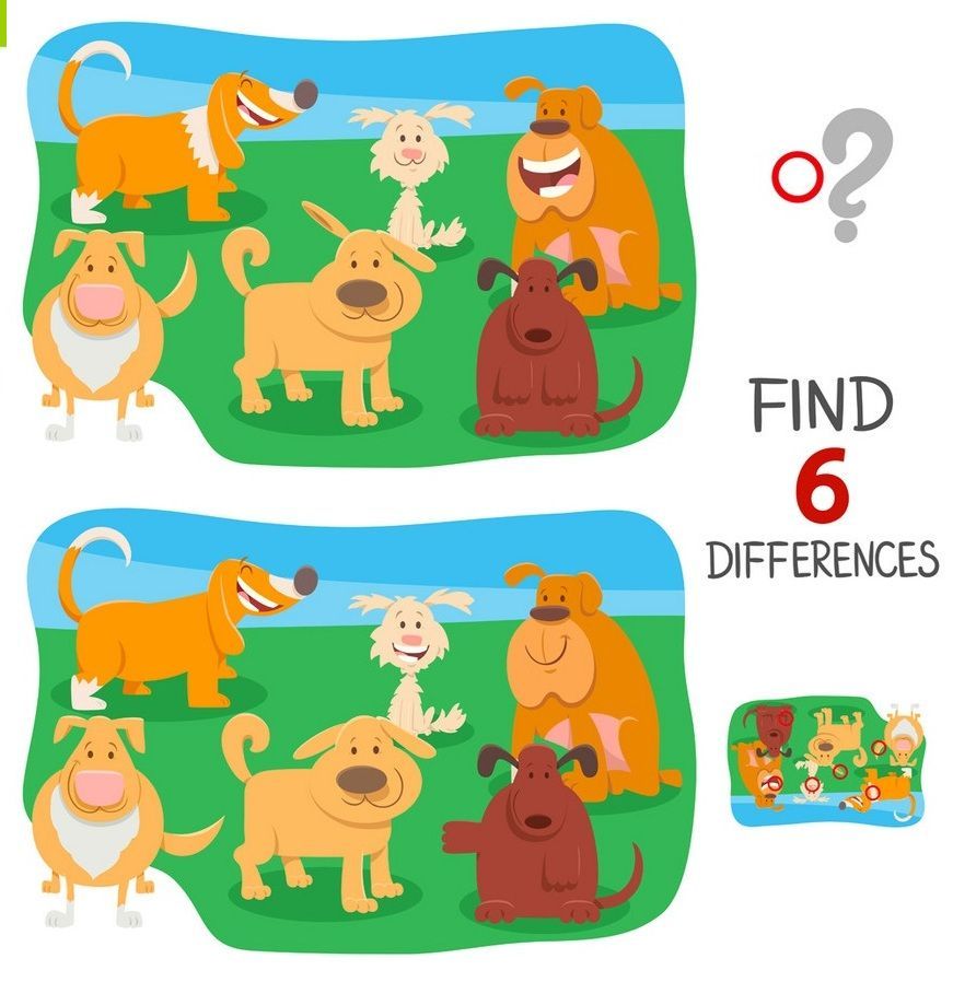 İki Resim Arasındaki 6 Farkı Bul