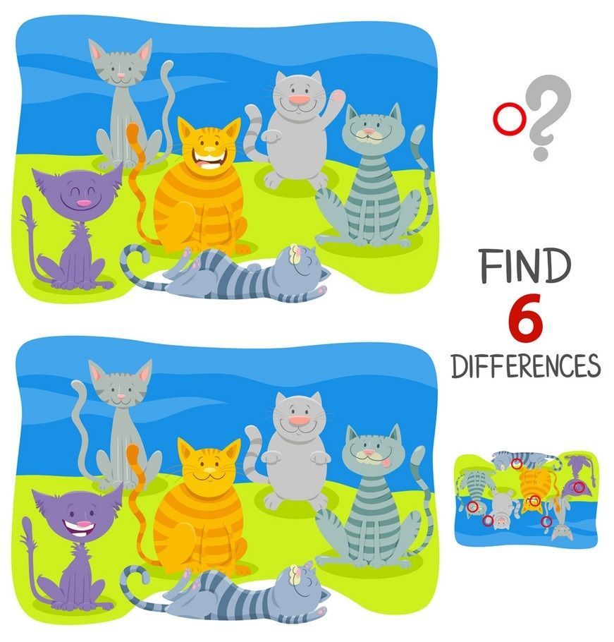 İki Resim Arasındaki 6 Farkı Bul