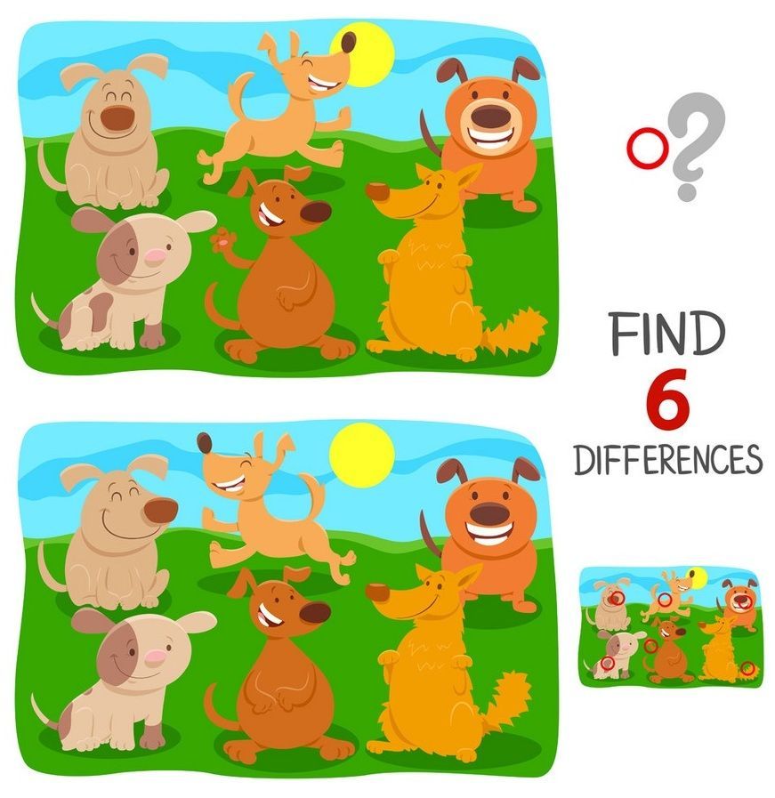 İki Resim Arasındaki 6 Farkı Bul