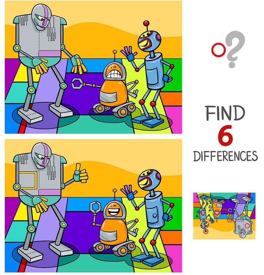 İki Resim Arasındaki 6 Farkı Bul