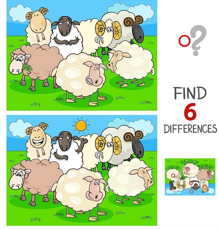 İki Resim Arasındaki 6 Farkı Bul