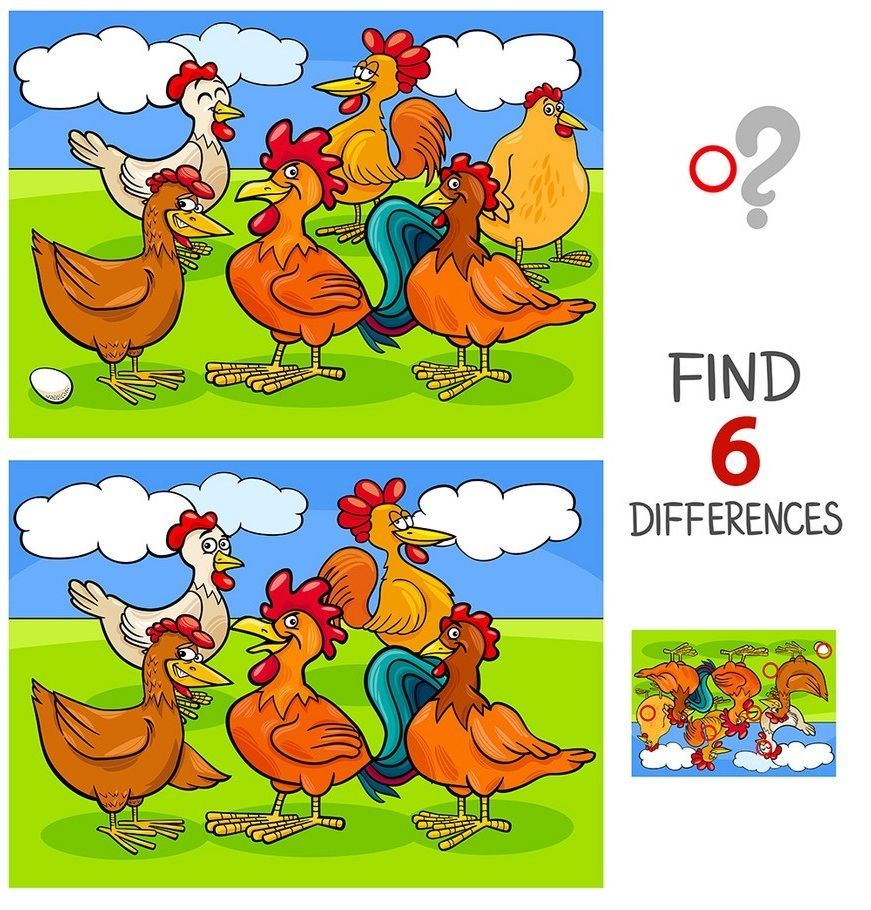 İki Resim Arasındaki 6 Farkı Bul