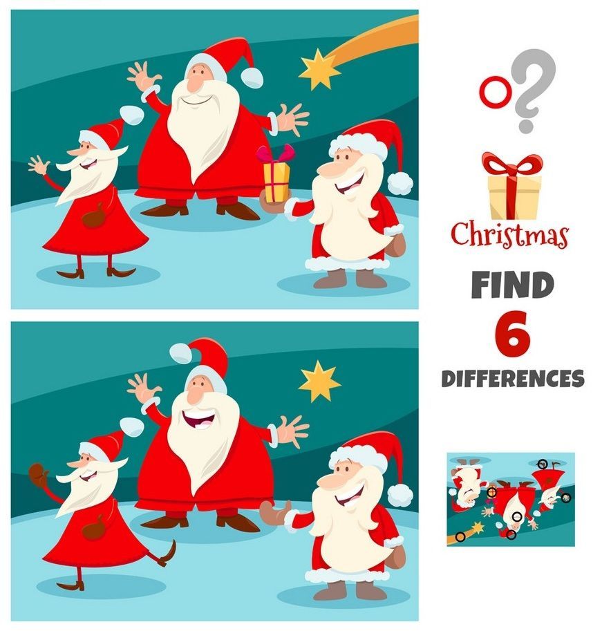 İki Resim Arasındaki 6 Farkı Bul