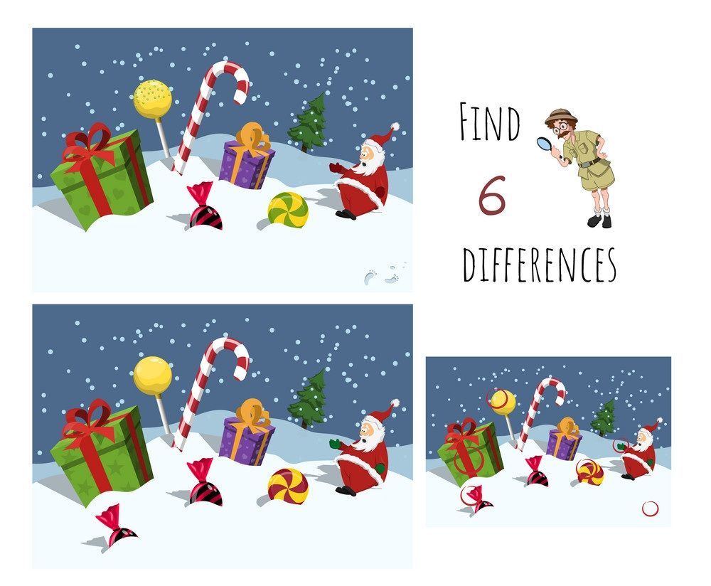 İki Resim Arasındaki 6 Farkı Bul