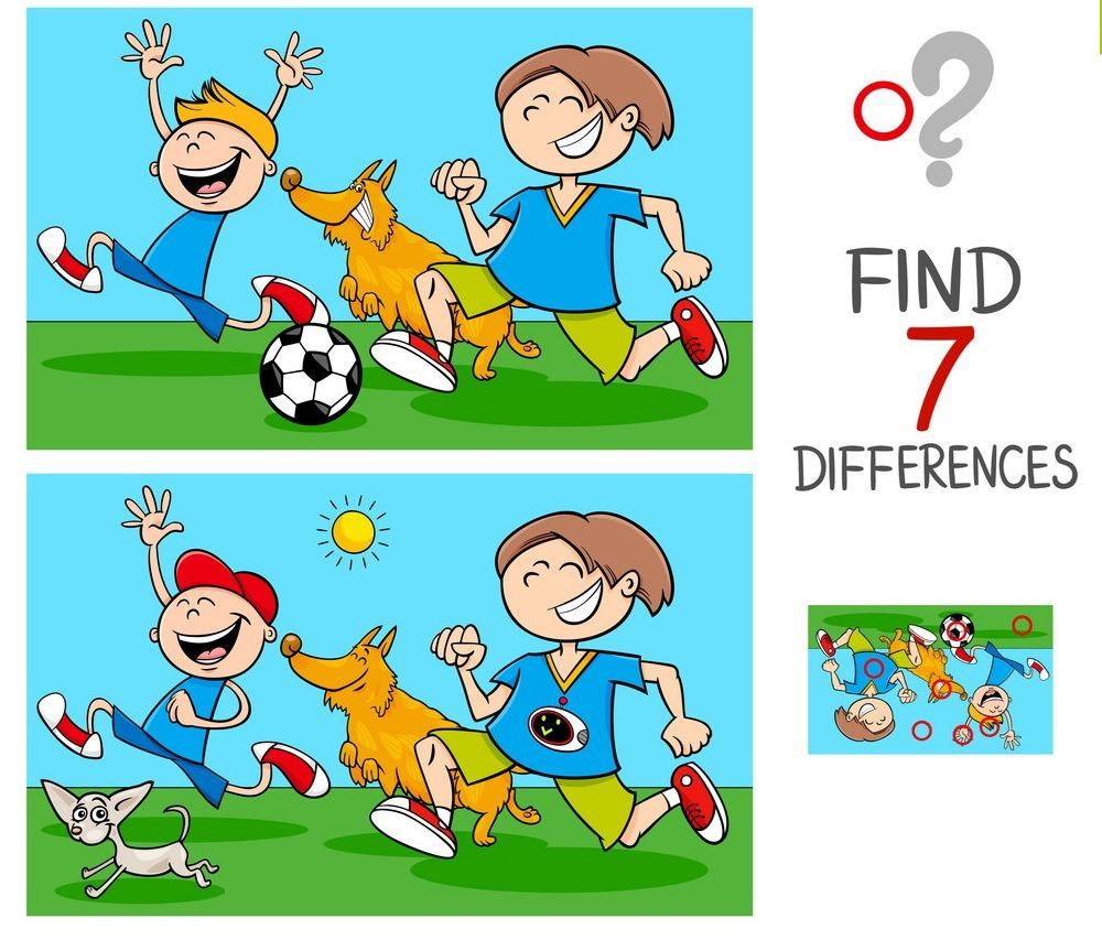 İki Resim Arasındaki 7 Farkı Bul