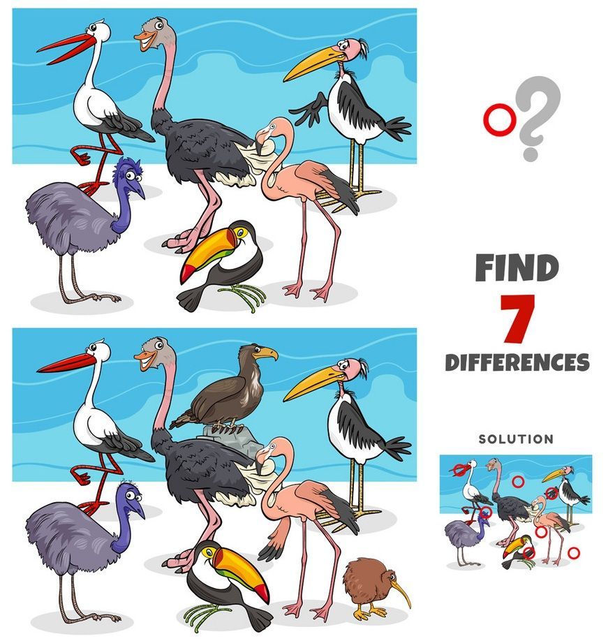 İki Resim Arasındaki 7 Farkı Bul