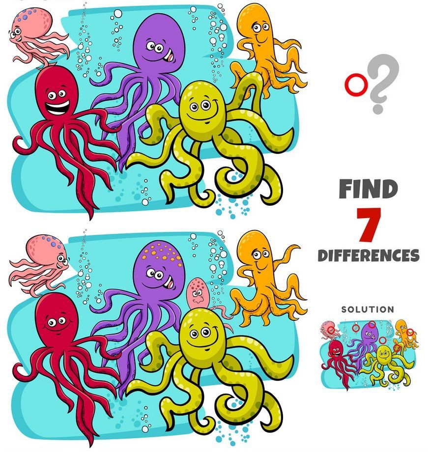 İki Resim Arasındaki 7 Farkı Bul