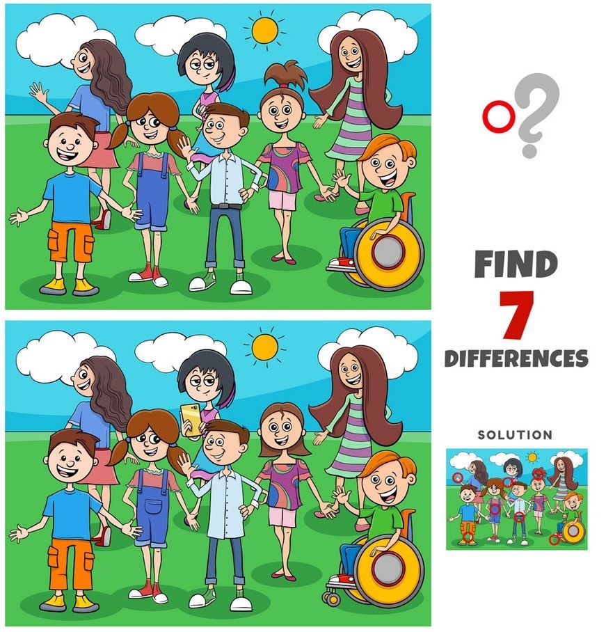 İki Resim Arasındaki 7 Farkı Bul