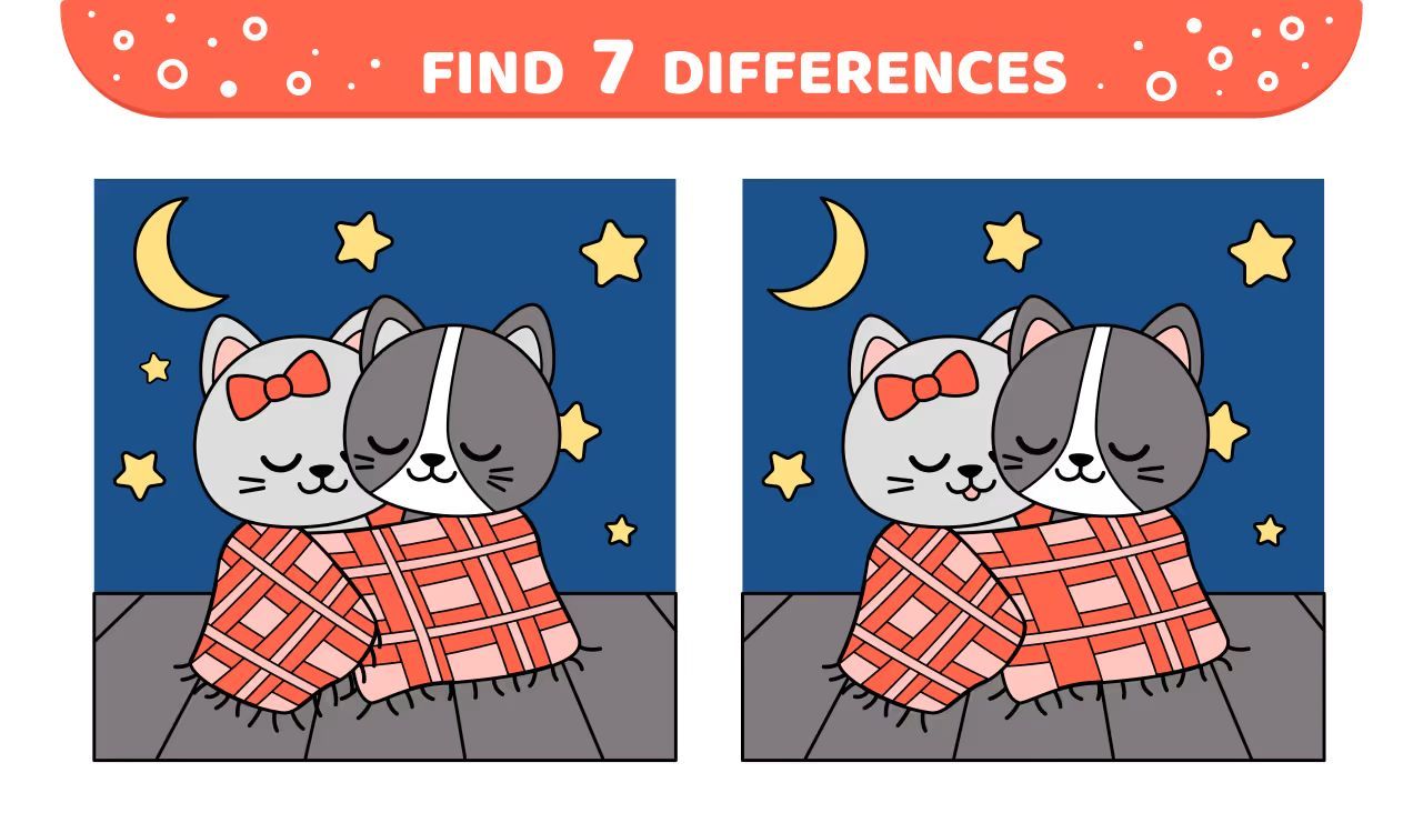 İki Resim Arasındaki 7 Farkı Bul