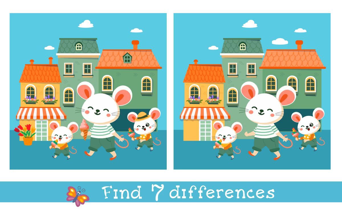 İki Resim Arasındaki 7 Farkı Bul