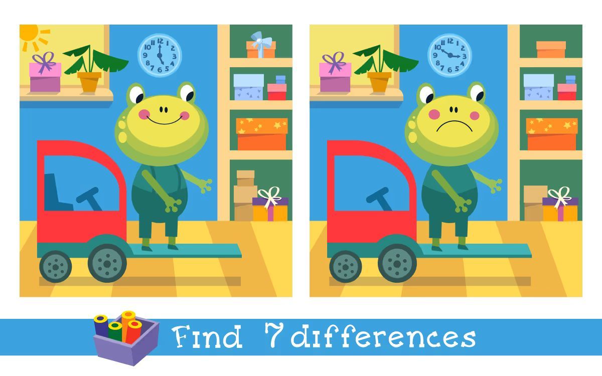 İki Resim Arasındaki 7 Farkı Bul