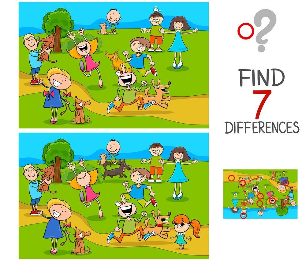 İki Resim Arasındaki 7 Farkı Bul