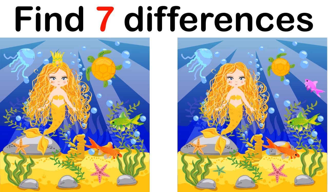 İki Resim Arasındaki 7 Farkı Bul