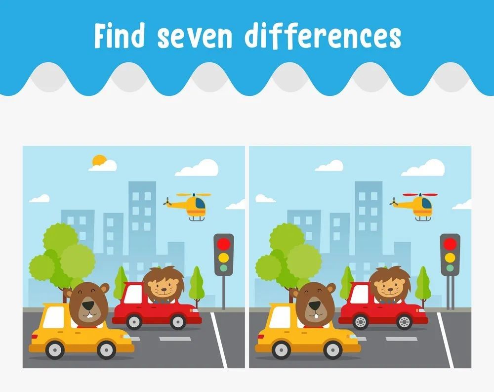 İki Resim Arasındaki 7 Farkı Bul