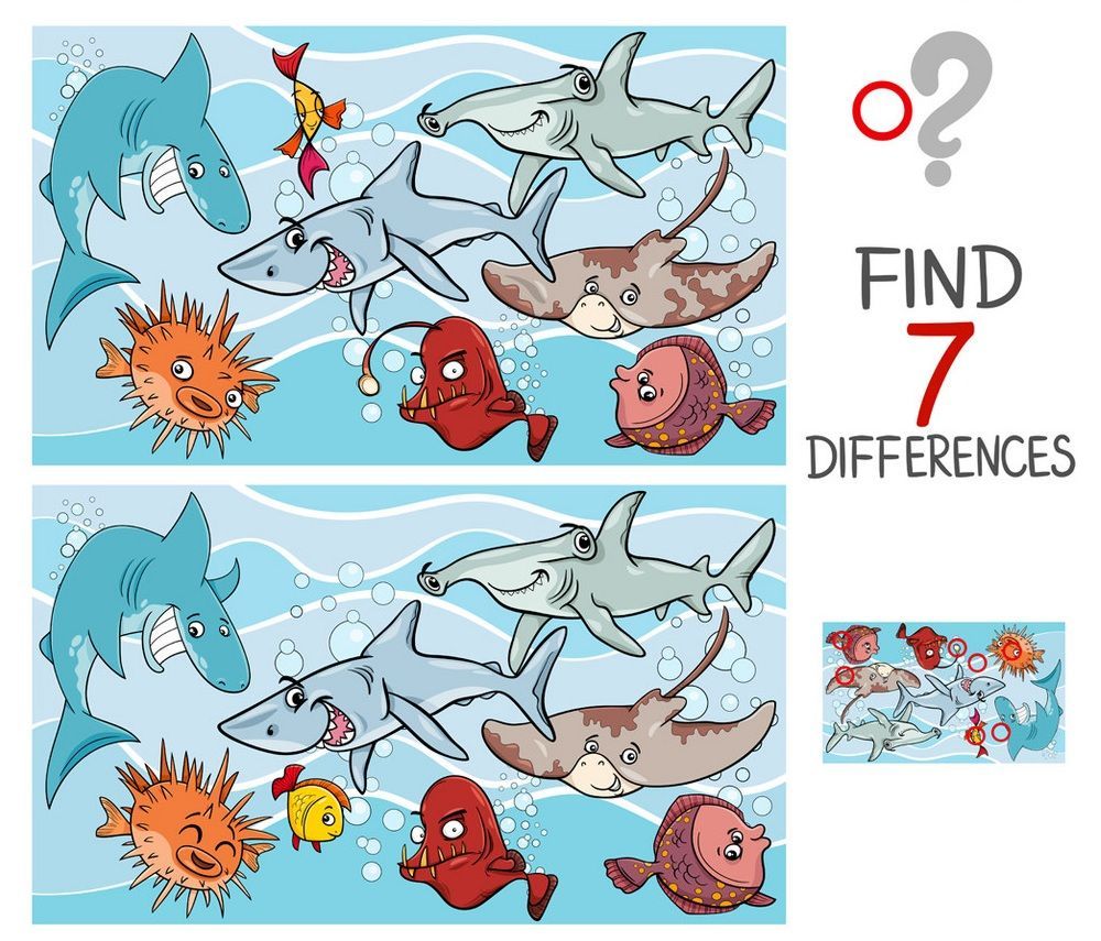 İki Resim Arasındaki 7 Farkı Bul