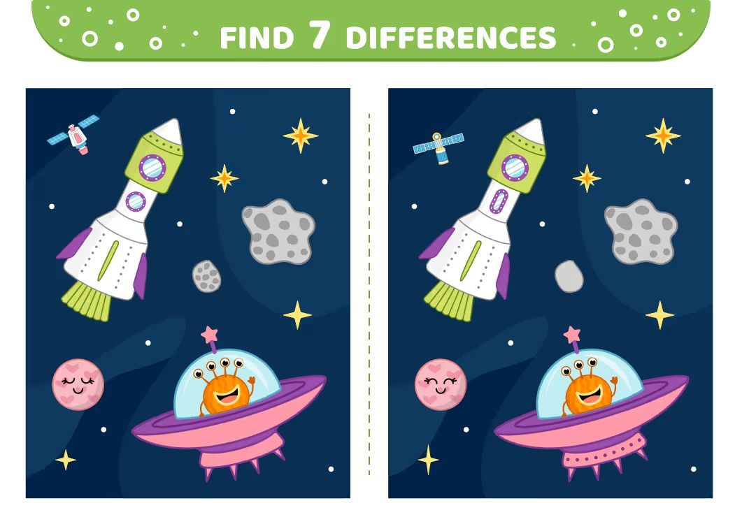 İki Resim Arasındaki 7 Farkı Bul