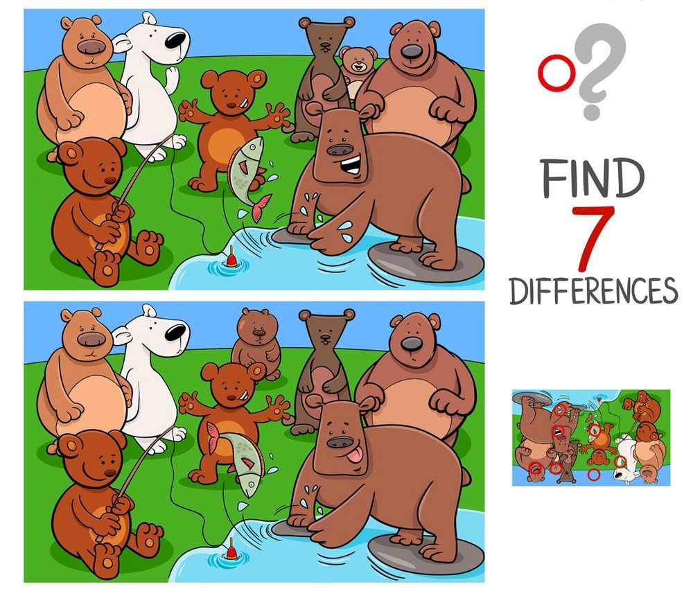 İki Resim Arasındaki 7 Farkı Bul