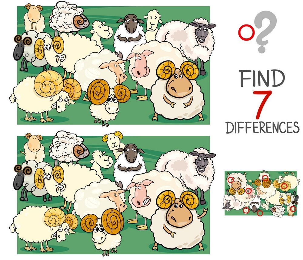 İki Resim Arasındaki 7 Farkı Bul