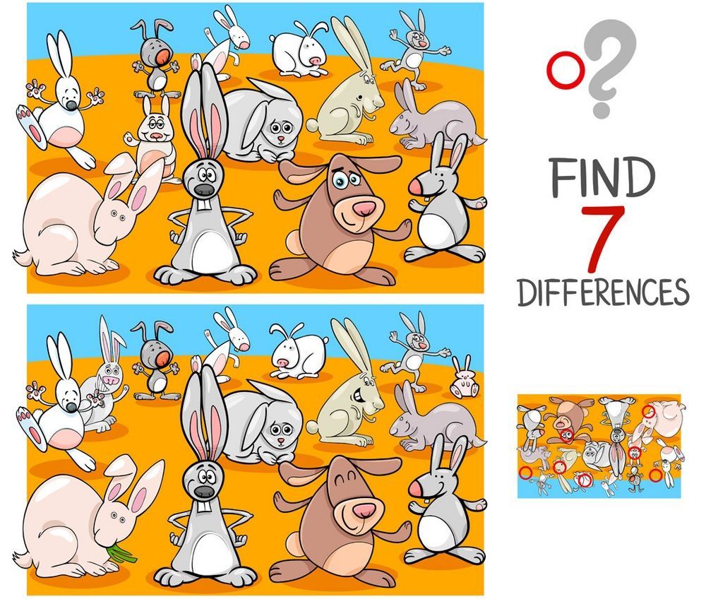 İki Resim Arasındaki 7 Farkı Bul