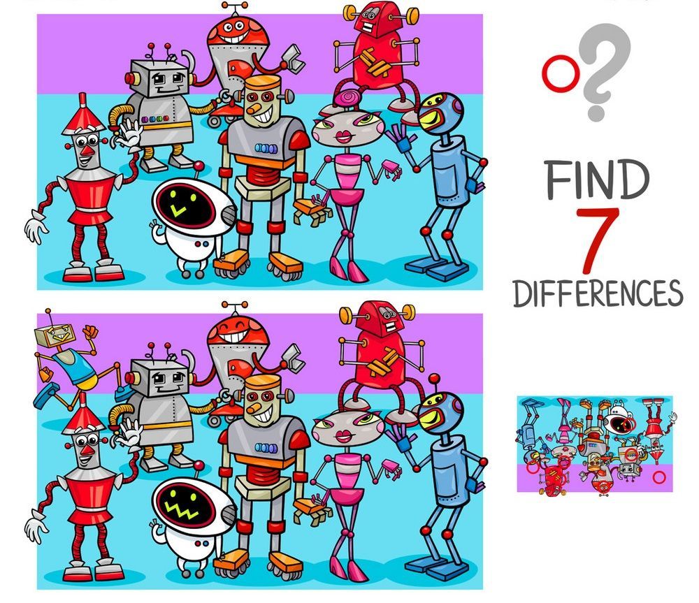 İki Resim Arasındaki 7 Farkı Bul