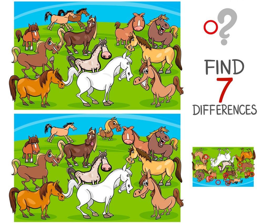 İki Resim Arasındaki 7 Farkı Bul