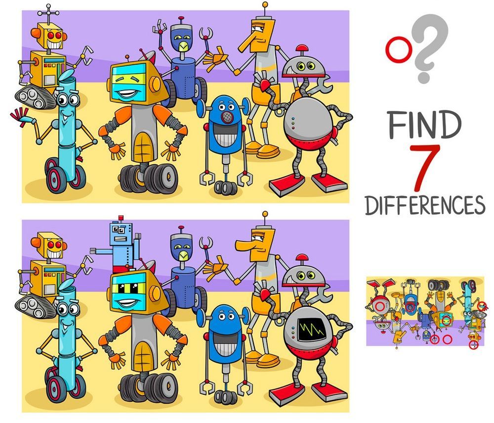 İki Resim Arasındaki 7 Farkı Bul