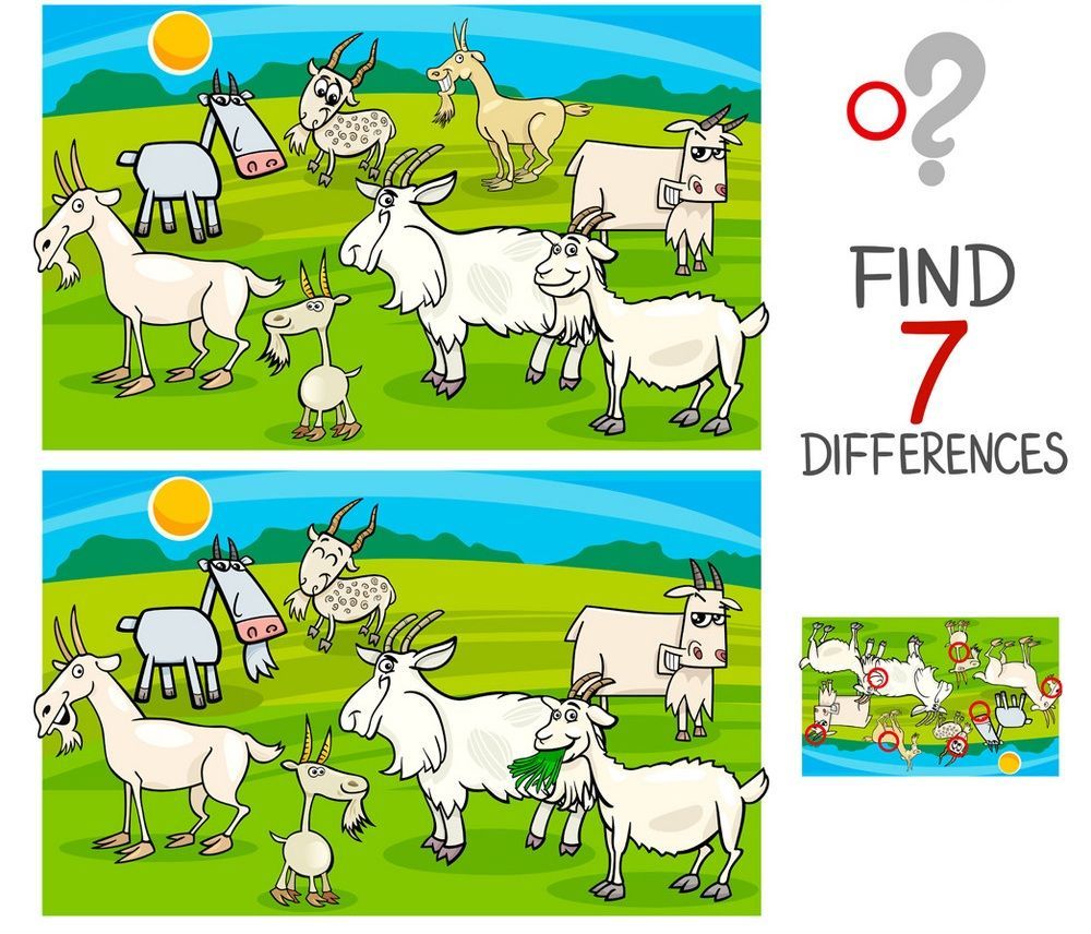 İki Resim Arasındaki 7 Farkı Bul