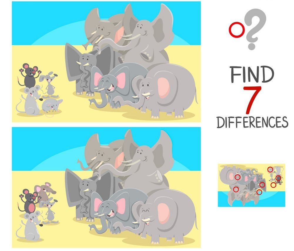 İki Resim Arasındaki 7 Farkı Bul