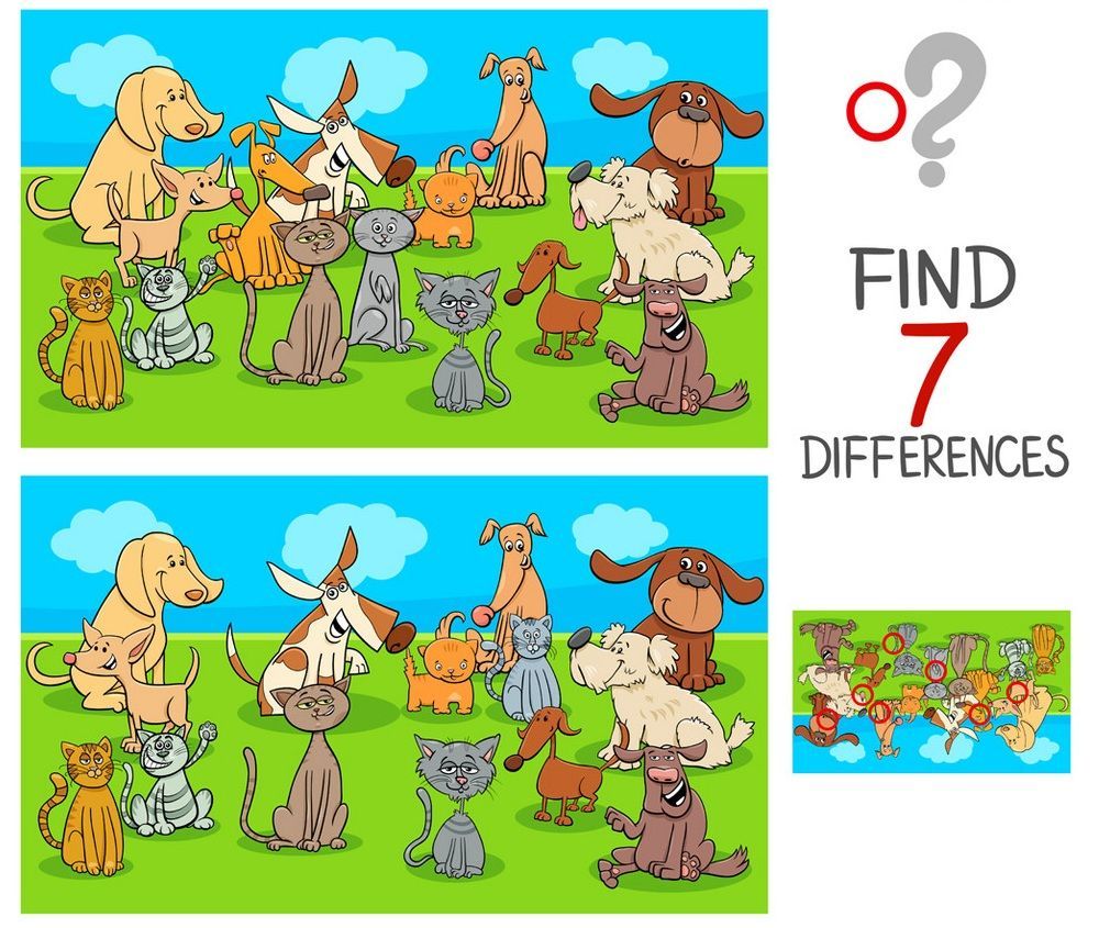 İki Resim Arasındaki 7 Farkı Bul