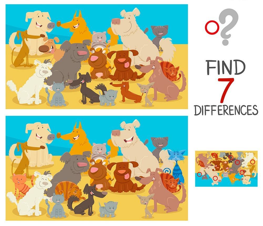 İki Resim Arasındaki 7 Farkı Bul