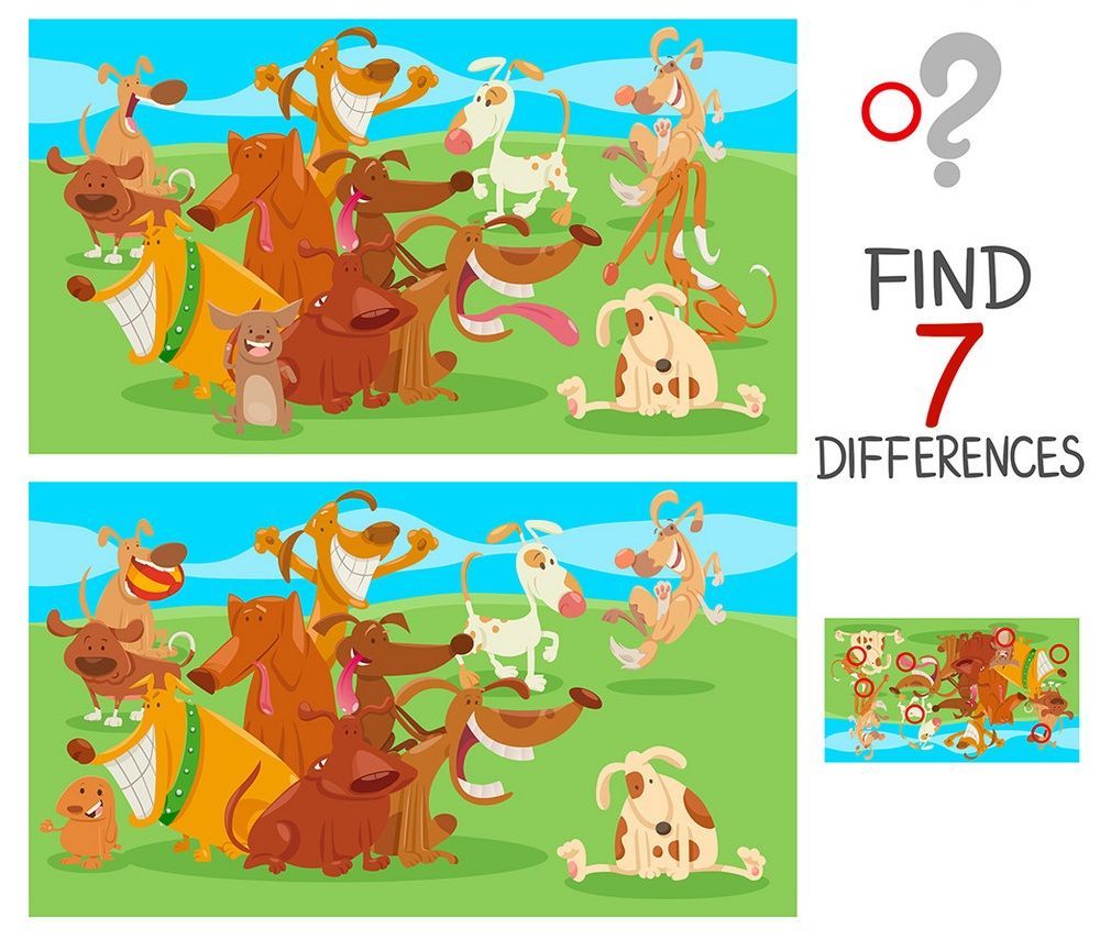 İki Resim Arasındaki 7 Farkı Bul