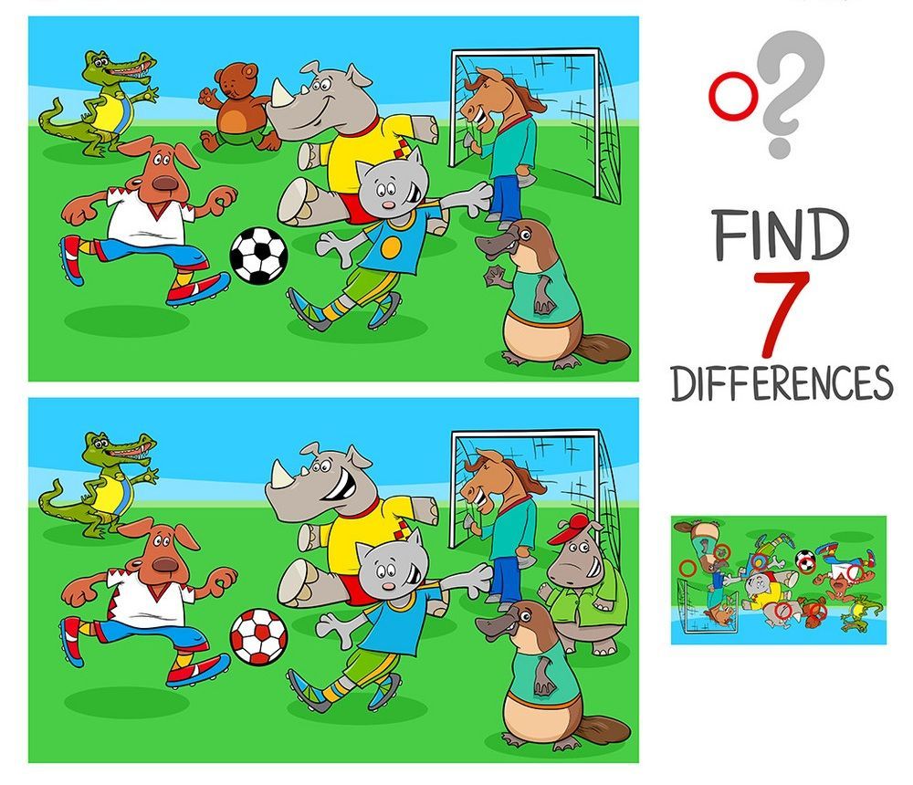 İki Resim Arasındaki 7 Farkı Bul
