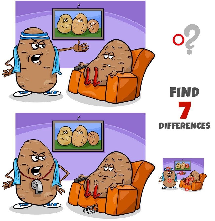 İki Resim Arasındaki 7 Farkı Bul