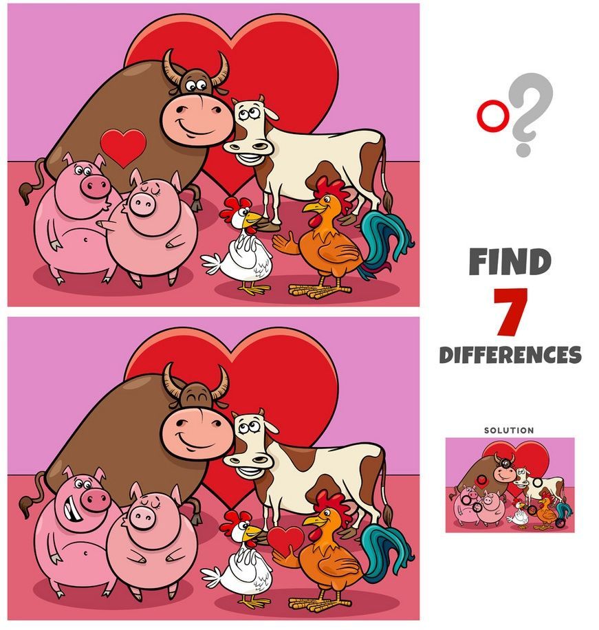 İki Resim Arasındaki 7 Farkı Bul