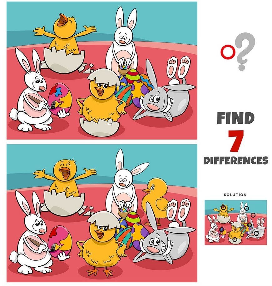 İki Resim Arasındaki 7 Farkı Bul